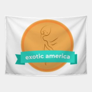 Exotic America Tapestry