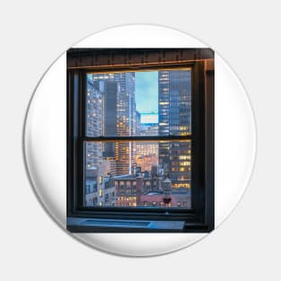 New York City View Pin