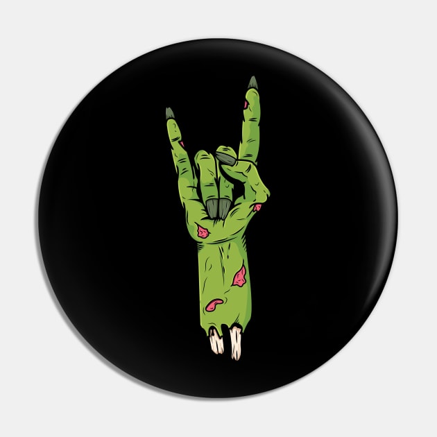 Zombie rock on Pin by teahabe