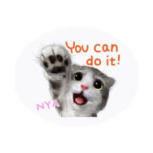 You Can Do It! Cat T-Shirt