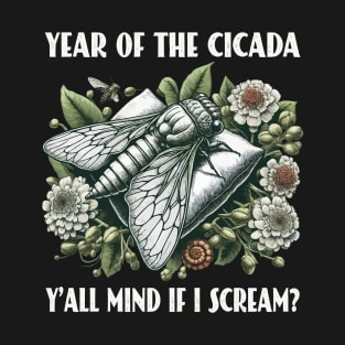 Cicada Invasion Year Of The Cicada 2024 Brood Cicada Lover T-Shirt