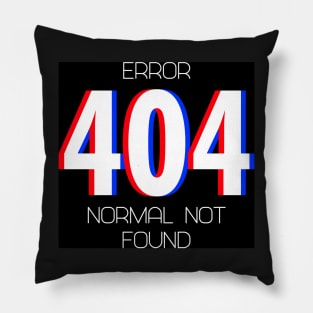 Error 404 Normal Not Found Pillow