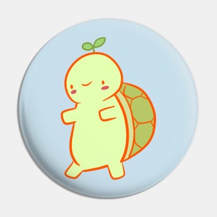 Cute Turtle art Pin