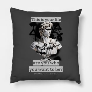 This is your life - are you who you want to be? Pillow