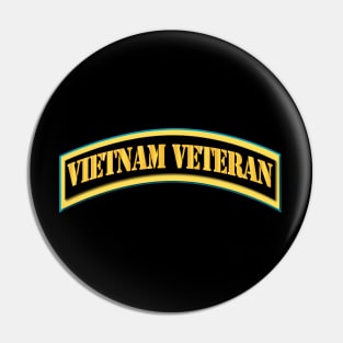 Vietnam Veteran Tab - Gold Pin