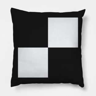 Newcastle United Black and White Checkered Fan Flag Pillow