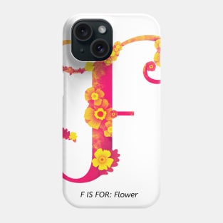 F initial Phone Case