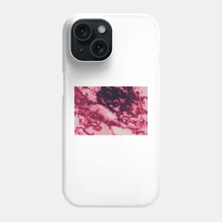 Pink marble clouds Phone Case