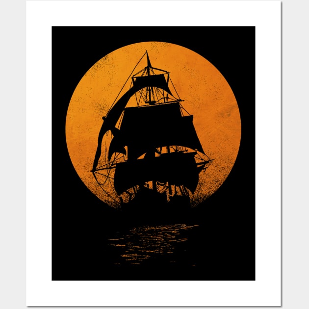 Wall Art Print, Pirate Ship