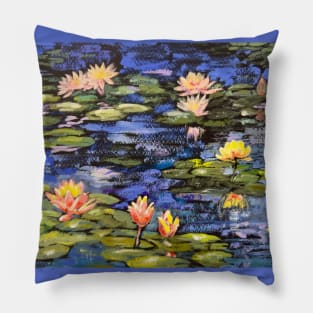 Water Lilies after Monet Pillow