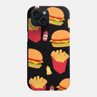 Burger & Fries Combo Phone Case