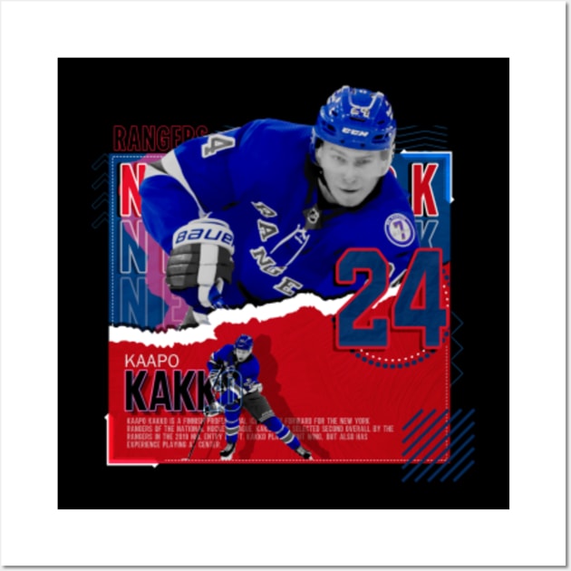 Kaapo Kakko 24 New York Rangers ice hockey player poster shirt