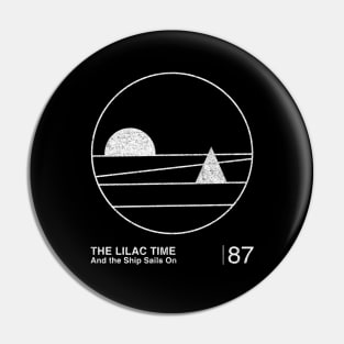 The Lilac Time / Minimalist Graphic Fan Artwork Design Pin