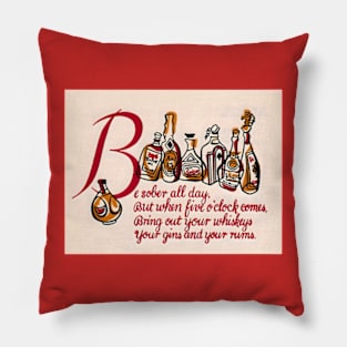 Cocktail Hour Pillow