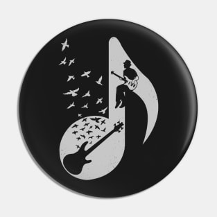 Musical - Bass Guitar Pin