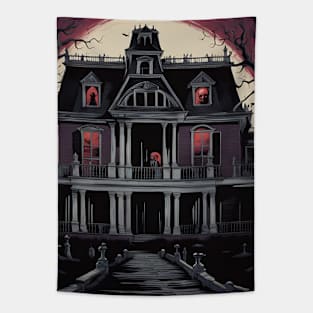 Haunting House Tapestry