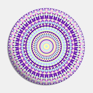 Colorful Funky Mandala Pin