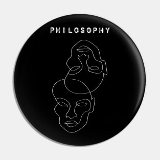 Abstract art philosophy Pin