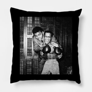 muhammad ali-halftone Pillow