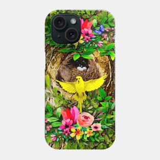 Nesting Budgerigar aka Parakeet Phone Case