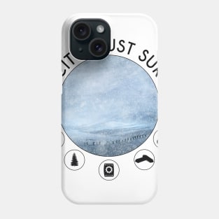 The city must survive original frostpunk inspired design Phone Case