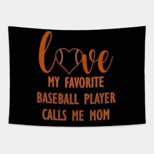 Baseball mom Tapestry