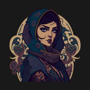 oriental woman  - Iran T-Shirt
