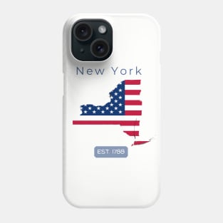 New York State (Light Colors) Phone Case