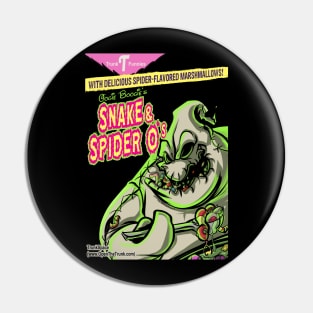 Snake and Spider O's Pin