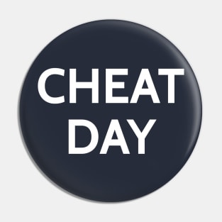 Funny Cheat Day Gym T-Shirt Pin