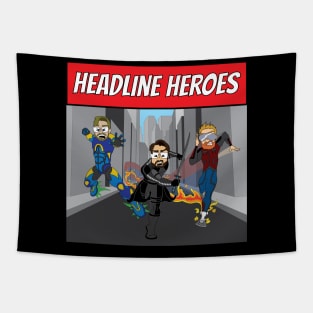 Headline Heroes Tapestry