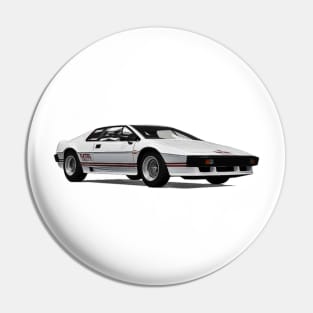 Lotus Esprit Cartoon Pin