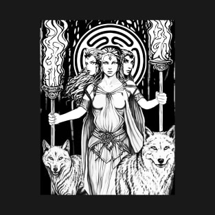 Hecate Goddess of Sorcery and Crossroads T-Shirt