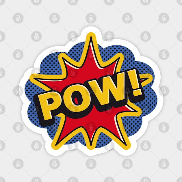 Pow Comic Explosion Magnet by THP Creative