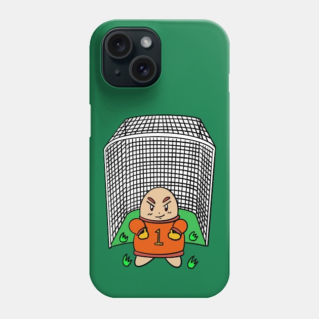 soccer goalkeeper cute style Phone Case by Andrew Hau