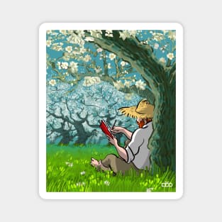 Almond Blossoms Magnet