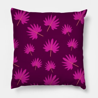 Pink flower seamless pattern Pillow