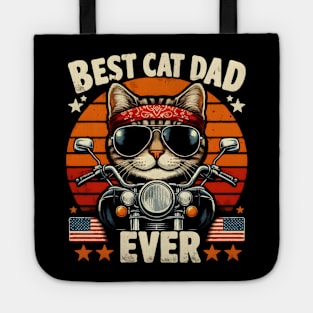 Best Cat Dad Ever Cat Lover Tote