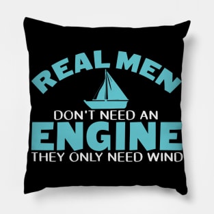 Sailing Men Joke Wind Port Starboard Pillow