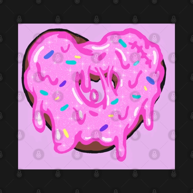 Glitter donut no. 1 by asanaworld