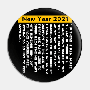 Happy new year 2021 Pin