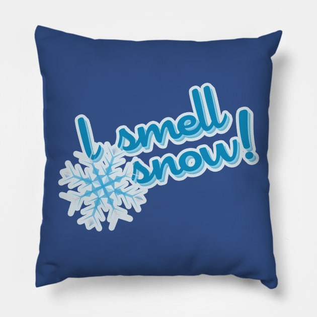 Gilmore Girls - "I smell snow!" Pillow by AquaDuelist