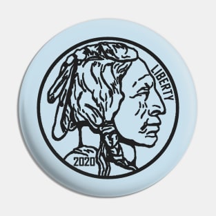 Buffalo Nickel Pin