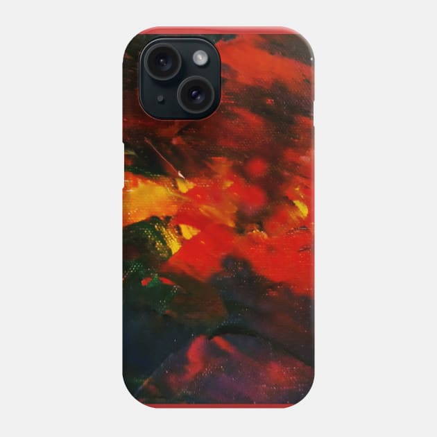 Red Fire Phone Case by Dauri_Diogo