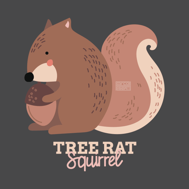 Funny Animal Name Meme Tree Rat SQUIRREL by porcodiseno