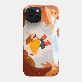 Jumpin' in the rain Phone Case