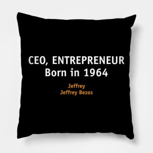 Jeffery... Jeffery Bezos Pillow