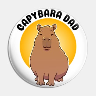 Capybara Dad Pin