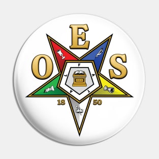 OES Emblem Order Of The Eastern Star Pin