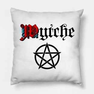 Wytche - Witch with Fancy "W" and Pentagram Pillow